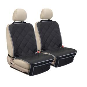 2 Pack Waterproof Dog Front Seat Covers for Cars 41"L x 20"W Black NEW